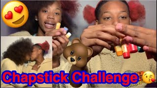 Chapstick Challenge  gets freaky 😼 [upl. by Aem]