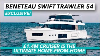 £14M cruiser is the ultimate home  Beneteau Swift Trawler 54 sea trial  Motor Boat amp Yachting [upl. by Kassandra]