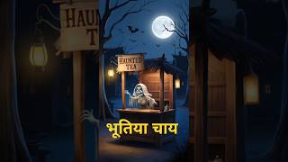 भूतनी की चाय ☕  shorts  horrorstory  ghoststory  ai bhoot [upl. by Huggins379]