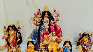 গিরিনন্দিনি উমা মা । Mahalakshmi Mahishasurmardini । Maa Durga Shringar । Tabo Achintya Rupa Charita [upl. by Imoen]