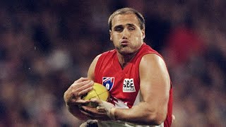 Plugger Locketts classic full forward stats in 10goal haul  Collingwood v Sydney  1998  AFL [upl. by Natehc]