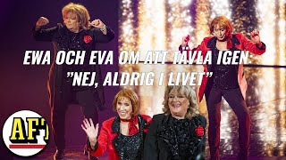 Ewa och Eva om att tävla igen – nästa år quotNejquot [upl. by Rorrys]