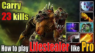 THIS LIFESTEALER BUILD IS INSANE 🔨🧛 23 Kills Dota 2 [upl. by Aelahs]