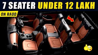 Top 5 Best 7SEATER Cars UNDER 12 Lakh in 2024  On Road  With Mileage [upl. by Uel409]