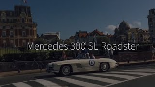 Mercedes 300 SL Roadster in Biarritz [upl. by Airun]