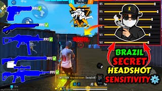 Free Fire Headshot setting 2024 ⚡ Best Sensitivity Settings ⚙️ Sensitivity  Hud Settings Free Fire [upl. by Leivad]