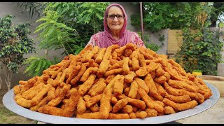 CHEESE STICKS  Indian Paneer Sticks Recipe By Granny  Indian Street Food  Veg Village Food [upl. by Warenne]