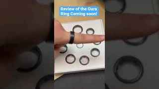 Sizing My Oura Ring Review coming soon [upl. by Layney126]