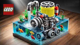 I Built A Giant Lego Water Pump For My Fish 🐠 Lego Auto Tech [upl. by Lopez339]