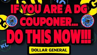 ⚠️IMPORTANT INFO FOR DG COUPONERS [upl. by Coray800]