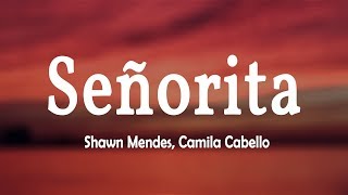 Shawn Mendes Camila Cabello  Señorita Lyrics Video [upl. by Norvell]