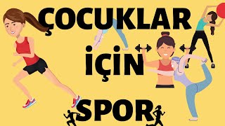 Ã‡OCUKLAR Ä°Ã‡Ä°N GÃœNLÃœK SPOR HAREKETLERÄ° 3D ve Animasyon [upl. by Ydissak]