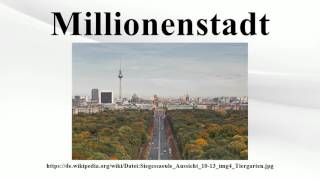 Millionenstadt [upl. by Wilkinson387]