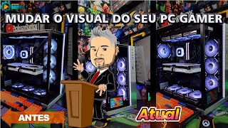 MUDAR O VISUAL DO SEU PC GAMER 👉 FANs Reversas  Tela de Monitoramento de PC 5 polegadas [upl. by Godfry934]