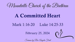 Worship at Mountville Church of the Brethren on February 25 2024 [upl. by Jeanelle]