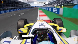 F1 MagnyCours 2008  Fernando Alonso OnBoard  Assetto Corsa [upl. by Yim]