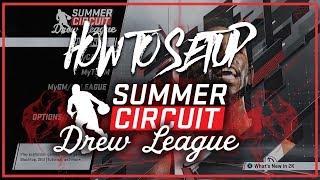 How To Setup NBA 2K18 Drew League x Summer Circuit Roster Mod [upl. by Gamages858]