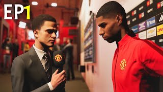 eFootball 24 Manchester United Career Mode Ep 1  HERE WE GO [upl. by Andi]