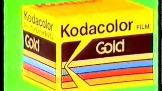 Kodackodacolor Gold film commercial 1987  motion graphics high speed photography 80s design [upl. by Eetnahs629]