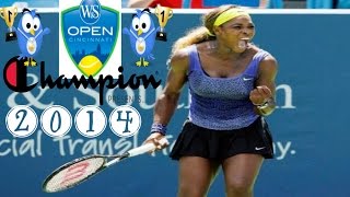 Serena Williams vs Ana Ivanovic CincinnatiFinalHighlights2014 [upl. by Enialb]