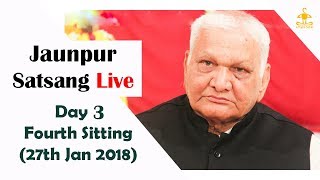 Ramashram Satsang Mathura Live from Jaunpur 27th Jan 2018 4th Sitting Morning Session [upl. by Ahsini567]