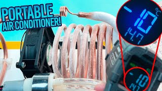 How to Make a Powerful Mini Freezer  Portable Mini Air Conditioner up to 10ºC [upl. by Nrubyar]