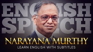 ENGLISH SPEECH  NARAYANA MURTHY Transforming India English Subtitles [upl. by Ayanaj]