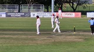 Matthew Hogan brings up his maiden 1st grade century at Kippax 1 [upl. by Navillus]