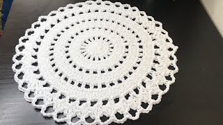 CÓMO TEJER TAPETE A CROCHET PASO A PASO  CROCHET [upl. by Uticas]