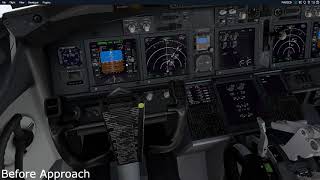 XPlane 11 Full Flight Tutorial 33  Zibos B737800  Approach and Landing [upl. by Asirak]