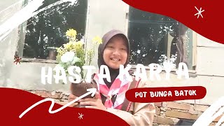 Hasta Karya Pot Bunga dari Batok Kelapa [upl. by Schwartz264]