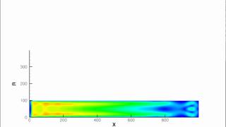 Viscous flow in a shock tube [upl. by Rebba]