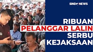 Kejaksaan Negeri Sidoarjo Diserbu Ribuan Pelanggar Lalu Lintas [upl. by Renae]