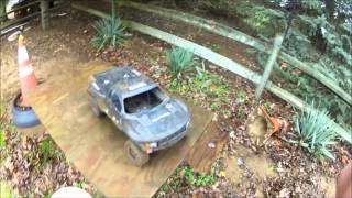 Traxxas Slash on Wet Sand Track  How I Clean up After a Muddy Run [upl. by Remus]