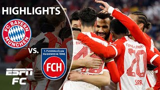 Bayern Munich vs Heidenheim  Bundesliga Highlights  ESPN FC [upl. by Belle]