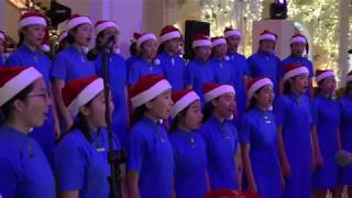 23 December 2017 Heep Yunn School Choir Sing at The Peninsula Hong Kong [upl. by Helsa799]