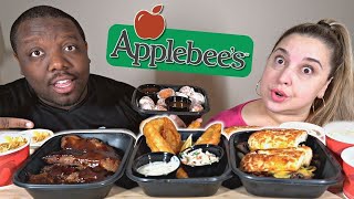 Trying APPLEBEES Items Weve NEVER Tried Before Food Review [upl. by Notlil320]