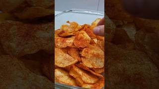 chipsy paprykowe chipsy chips snack snacks snackvideo snacksrecipe papryka pepper [upl. by Yordan]