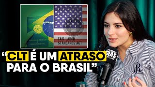 DIFERENÇAS ENTRE AS LEIS TRABALHISTAS DO BRASIL E ESTADOS UNIDOS Nanda Guardian [upl. by Nnylak341]