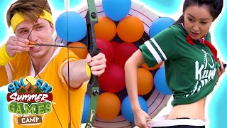 PUNISHMENT ARCHERY Smosh Summer Games [upl. by Ecydnak]