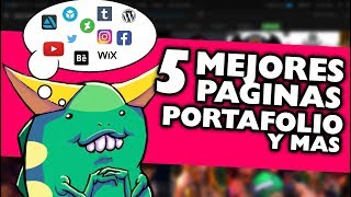 5 MEJORES paginas PORTAFOLIO para conseguir tus primeros TRABAJOS [upl. by Adnilev360]