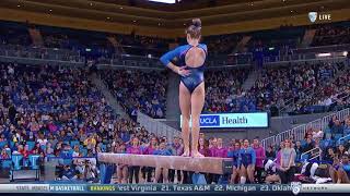 Madison Kocian UCLA 2018 Beam vs Utah 99 [upl. by Atineb]