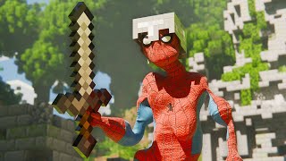 SpooderMan Escapes The Minecraft Dimension [upl. by Dupuy]