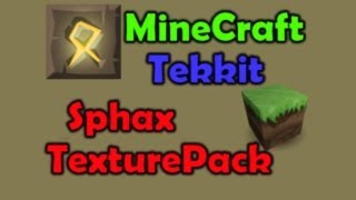 Minecraft Tekkit  How to install Sphax PureBDcraft Texturepack for Tekkit 321 [upl. by Notsnhoj]