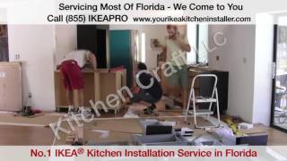 Your Independent Ikea Kitchen Cabinet Installers by KitchenCraftLLC bestkitcheninstallcom [upl. by Nodnart]