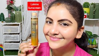 Lakme 9to5 Sun Expert 1 vit c complex Sunscreen Gel review  RARA [upl. by Lyrehs]