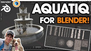 Aquatiq RELEASED Water Library AddOn for Blender [upl. by Cul]