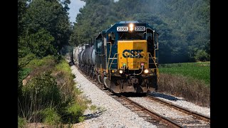 Railfanning CSX in Northwest Georgia The Cartersville Hub [upl. by Nevak289]