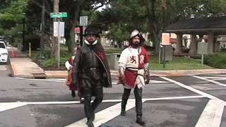 PONCE DE LEON amp PEDRO MENENDEZ DE AVILES IN ST AUGUSTINE FLORIDA [upl. by Lehcear331]