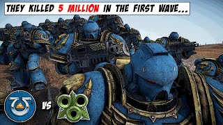 ULTRAMARINES v 5 MILLION POX WALKERS  Warhammer 40K  MODDED UEBS2 [upl. by Mel]